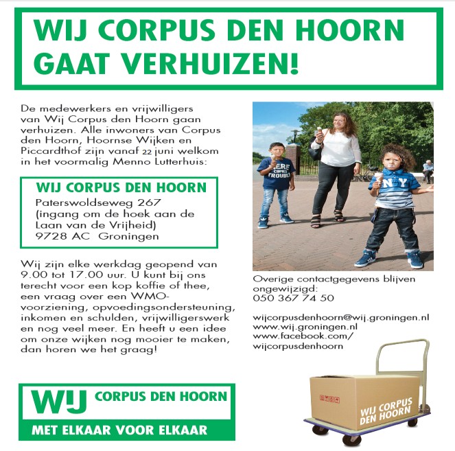 Verhuisbericht WIJ CorpusdenHoorn