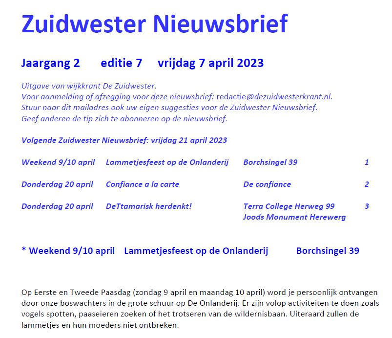 corpus nieuwsbriefplaatje 7 APRIL23